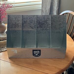 Seed & Sprout Metal Storage Bin